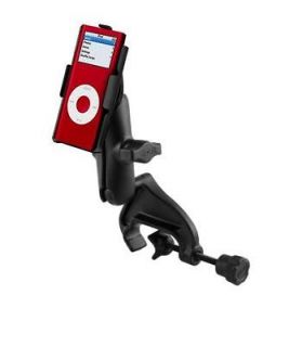 Heavy Duty Yoke Clamp Airplane Rail Mount Holder for Apple iPod Nano 