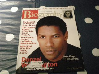 Biography   Denzel Washington   March 2002