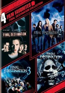 Final Destination Collection 4 Film Favorites DVD, 2010, 2 Disc Set 