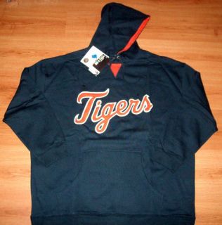 Detroit Tigers Hoodie 5XL Huge Tigers Logo Majestic MLB