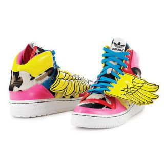 Adidas 100% Authentic ObyO JS Wings Jeremy Scott 2NE1 Pink Leopard 