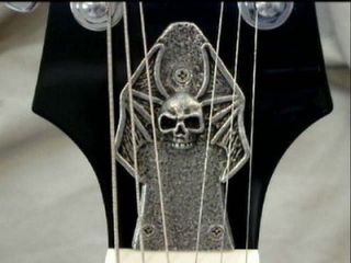 SKULL TRUSS ROD COVER fits EPIPHONE FLYING V GUITAR HAND MADE METAL