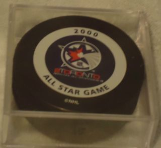 NHL Official Game Puck ALL STAR GAME 2000 Promotional Item sold in 
