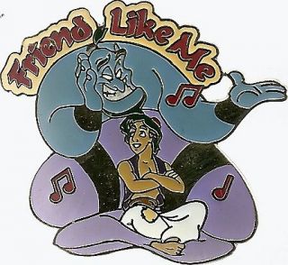 Disney Pin Pins Aladdin&Genie Friends Like Me #88 