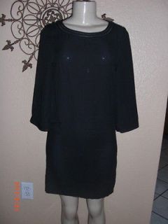 NWT Womens H&M LBD, Size 6, 3/4 Dolman Sleeve Black Dress,