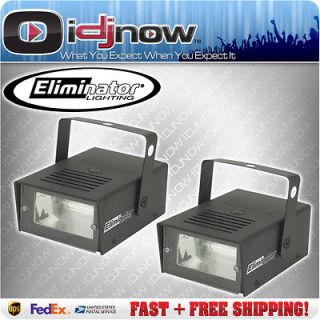 Mini DJ Strobe Light Eliminator E 105 Lighting Effect Halloween 2 Pack