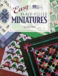 Easy Paper Pieced Miniatures by Carol Doak and Ursula Reikes 1998 