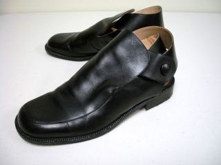 Mens ALTERNATIVES Chicago Black Open Heel Loafers Size 42/ 8 1/2 US