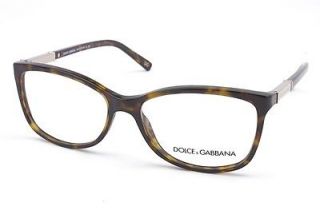 Dolce&Gabbana D&G New Authentic Eyeglasses DG 3107 502 Brown Havana 