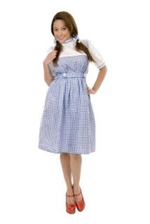 Charades Dorothy Long Dress Wizard of Oz Adult Costume
