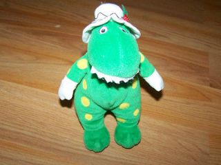 The Wiggles Dorothy the Dinosaur Bean Bag Plush Dino Green Stuffed 