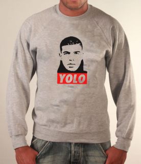 Drake Obey Style You Only Live Once Jumper Sweater YMCMB YOLO OVO XO 