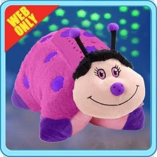 Dream Lites Pillow Pets HOT PINK LADYBUG * Fast Free Priority Mail 