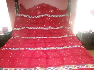 Authentic Moroccan bed spread (HANDIRA) Wedding Blanket