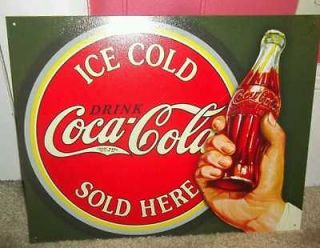 Drink Coca Cola Ice Cold Metal/Tin Sign