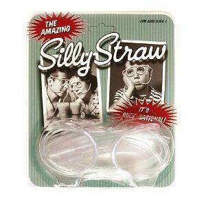 SILLY STRAW PLASTIC TUBING EYEGLASS STRAWS, The amazing Straw