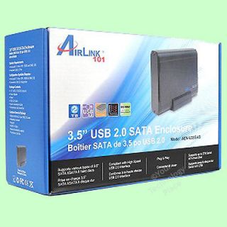   AEN U35SAB USB 2.0 Portable 3.5 SATA Hard Drive Enclosure 2TB capacity
