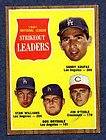 1962 Topps #60 NL Strikeout Leaders   Koufax/Drysdale Ex/Mt+