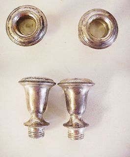 Newly listed Sterling Silver Pair of Candle Holder Tops