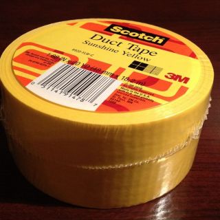 Scotch Colored Duct Tape Sunshine Yellow Duck Tape 20 Yards #920 