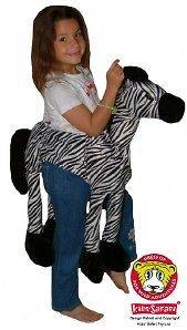 NEW* Kids Safari Wrap n Ride Plush Zebra Costume
