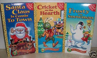 Santa Claus Is Comin To Town VHS Cricket on the Hearth, Frosty The 