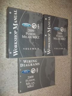 2009 FORD Fusion Milan MKZ Dealers Repair Service Workshop Manual 