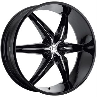 20 inch Helo HE866 black wheels rims 5x4.5 5x114.3 +35