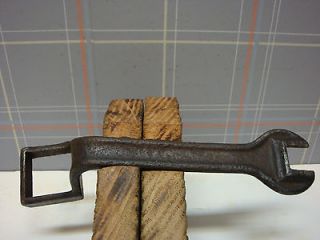 Vintage Antique Buggy Wrench 1 1/8 Square and 11/16, 1/2 double 