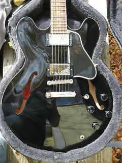   Gibson Es 335 Memphis Series Dot Reissue Electric Guitar USA Ebony NEW