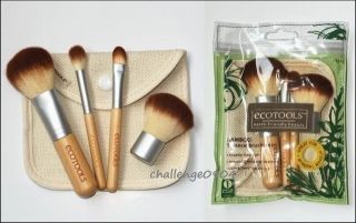 EcoTools BAMBOO Makeup Brush Set 5pcs Kabuki