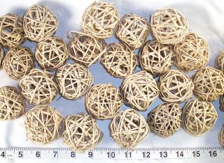 NATURAL 2 VINE BALLS   Parrot Toys & Bird Toy Parts by A Bird Toy