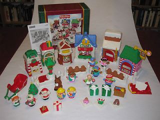 fisher price little people christmas village in Little People (1997 
