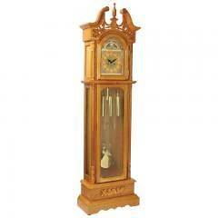 oak grandfather clock in Home & Garden
