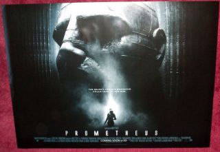   Poster: PROMETHEUS 2012 (Advance Quad) Idris Elba Michael Fassbender