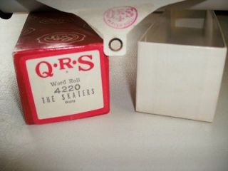 Vintage QRS WORD ROLL #4220 THE SKATERS Waltz Player Piano Music NOS