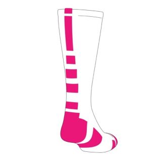 Baseline Elite Socks   White/Hot Pink (Medium)   proDRI fabric, BNIB