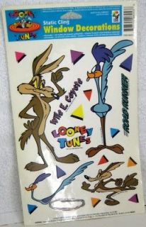Looney Tunes WILE COYOTE and ROADRUNNER Window Clings