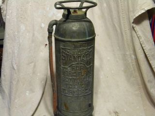 Vintage Standard Fire Extinguisher as found