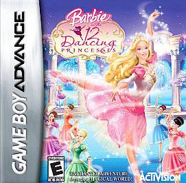 Game Boy Advance GBA Barbie In The 12 Dancing Princess