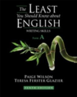 The Least You Should Know about English Writing Skills, Form A by 
