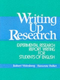 Research Experimental Research Report Writing for Students of English 