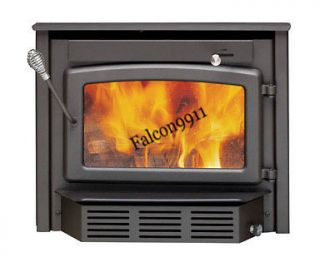 Century Wood Burning Insert For Fireplace 65000 BTU 500 1800 Sq. Ft 