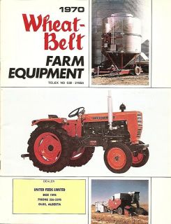 Farm Equipment Brochure   Wheat Belt Tractor Tiller Forage Auger Bar 