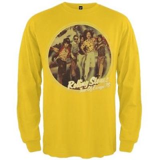 Rolling Stones   Tour Of Europe 76 Long Sleeve Music Band Tee Shirt