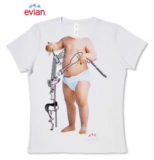 evian® Polly Bean limited edition Hairdryer Live young baby T shirt