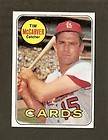 1969 Topps #475 Tim McCarver St. Louis Cardinals Excellent
