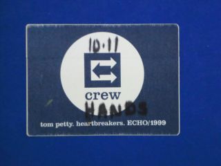 Tom Petty and the Heartbreakers Echo Concert Tour 1999 Local Crew 