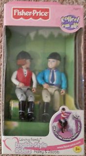   Price Loving Family English Style Riders Haley and Jacob dolls people