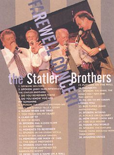The Statler Brothers   Farewell Concert DVD, 2003